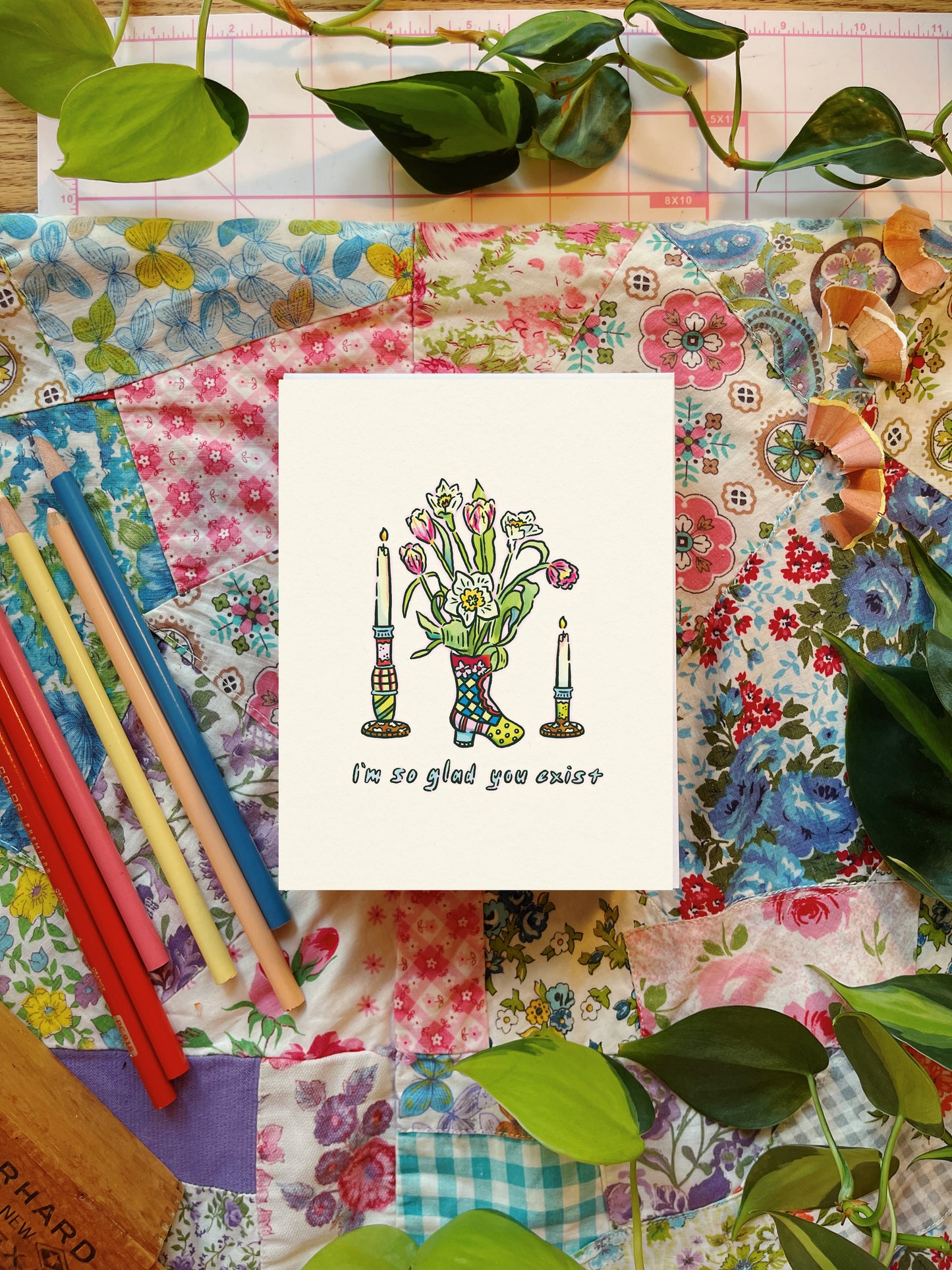 I'm so glad you exist | Greeting Card
