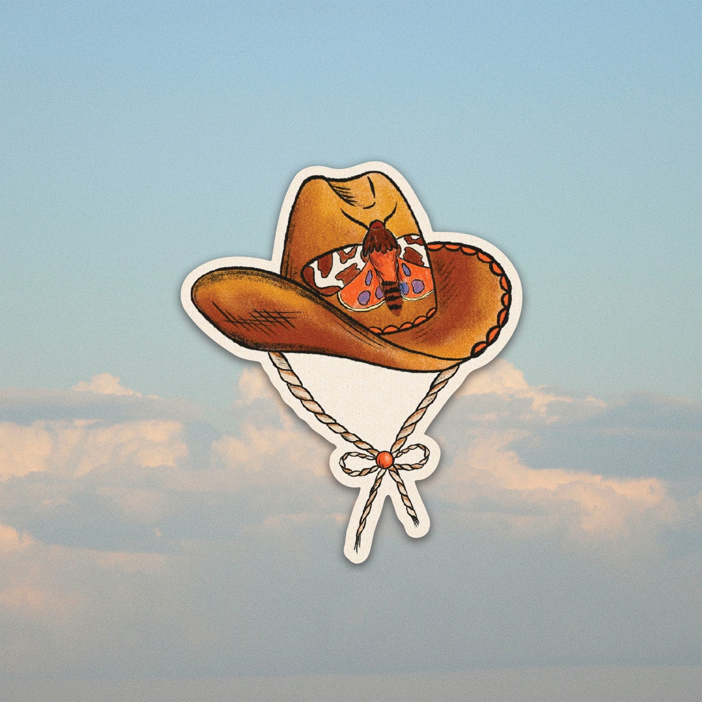 Cowgirl Hat Sticker