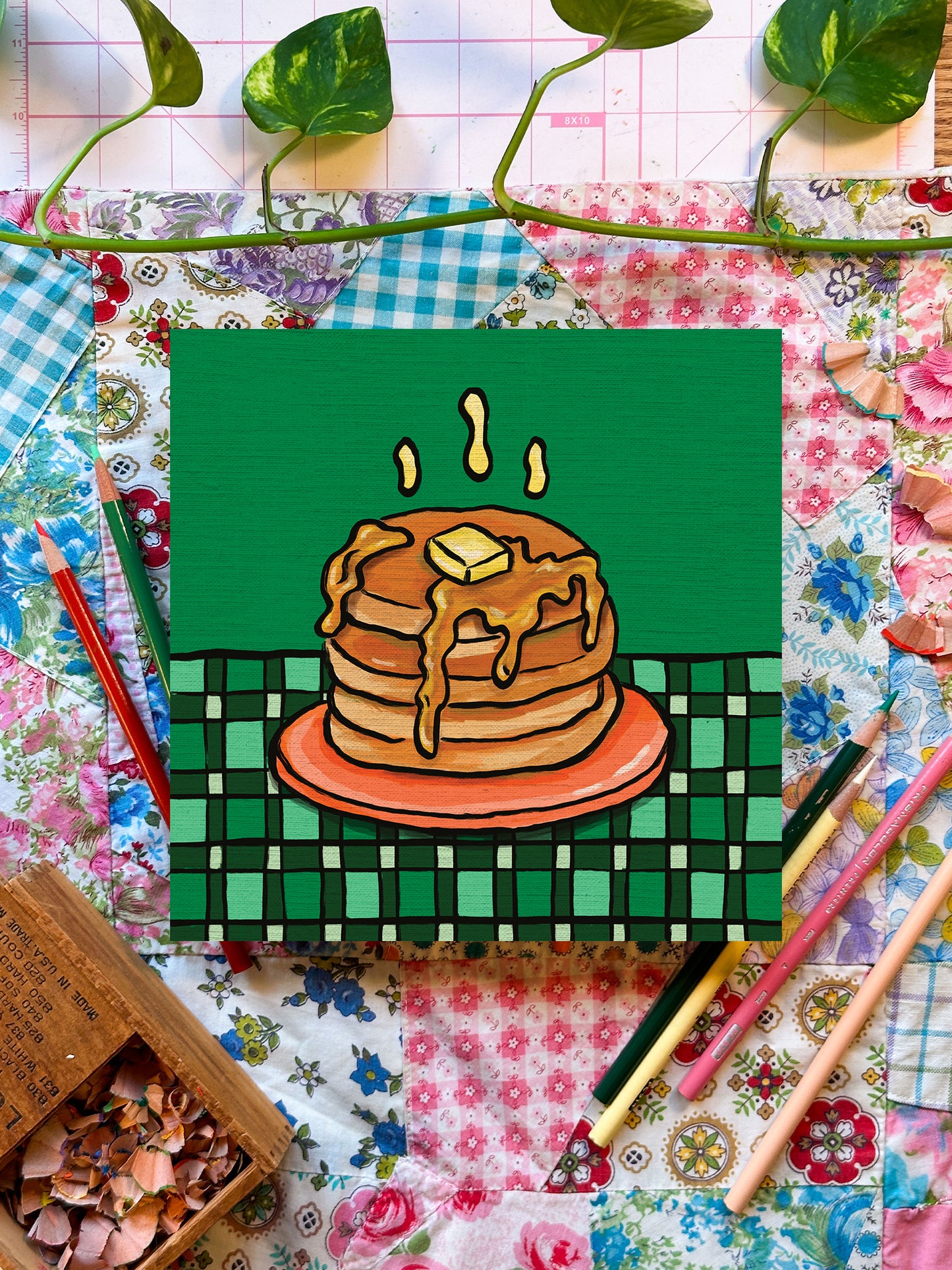 Pancake Stack | 8x8 Print