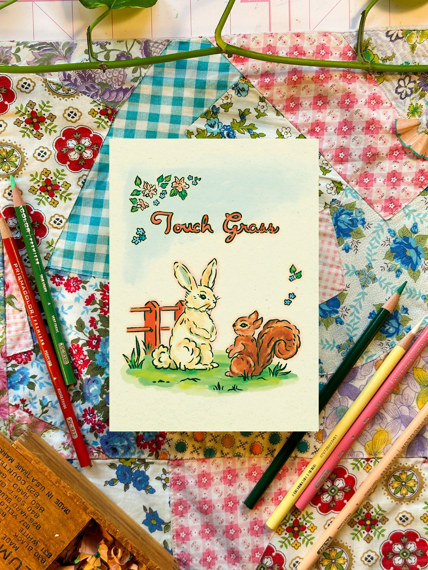 Touch Grass | 5x7 Print