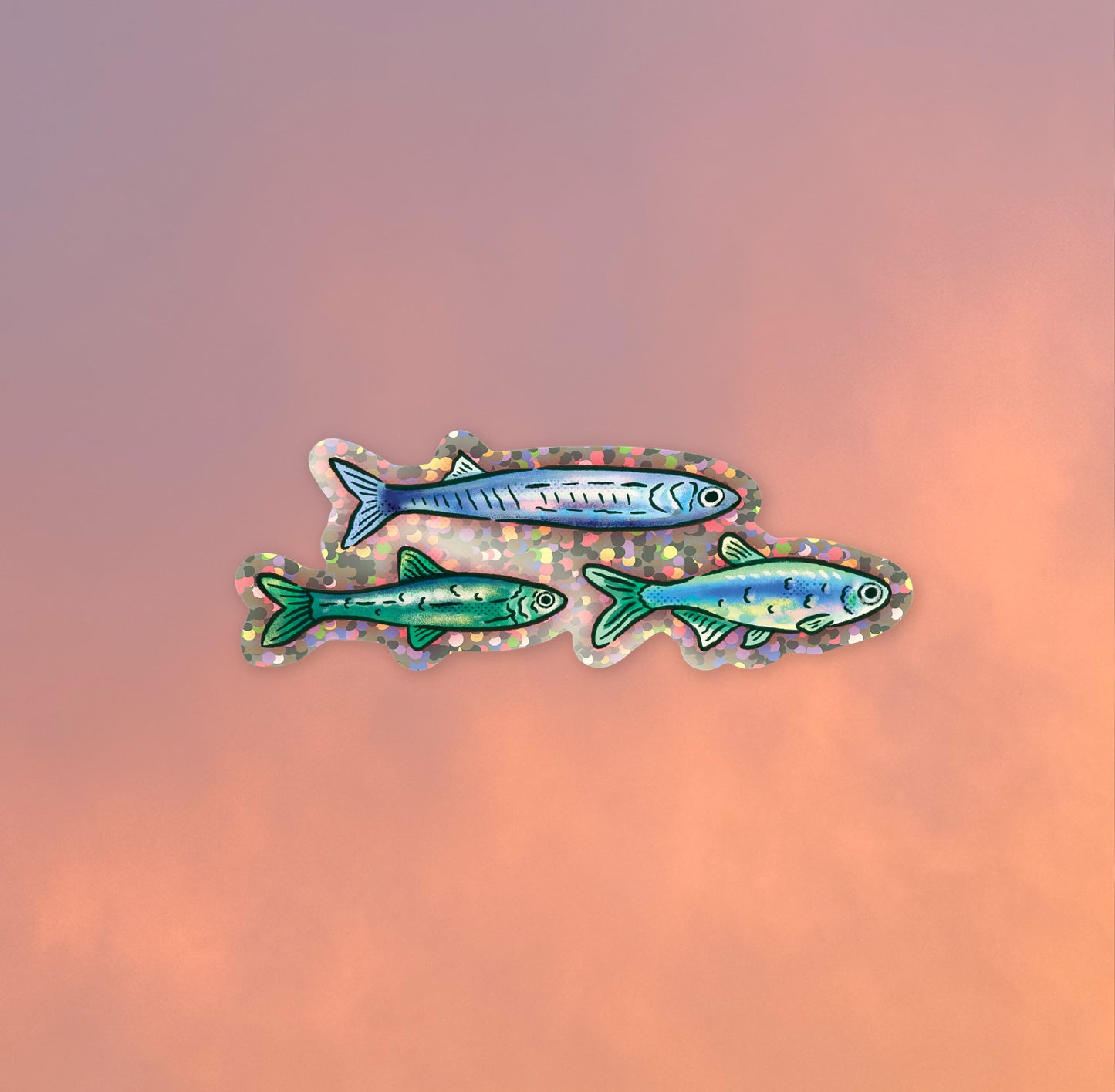 Minnow Party Sticker
