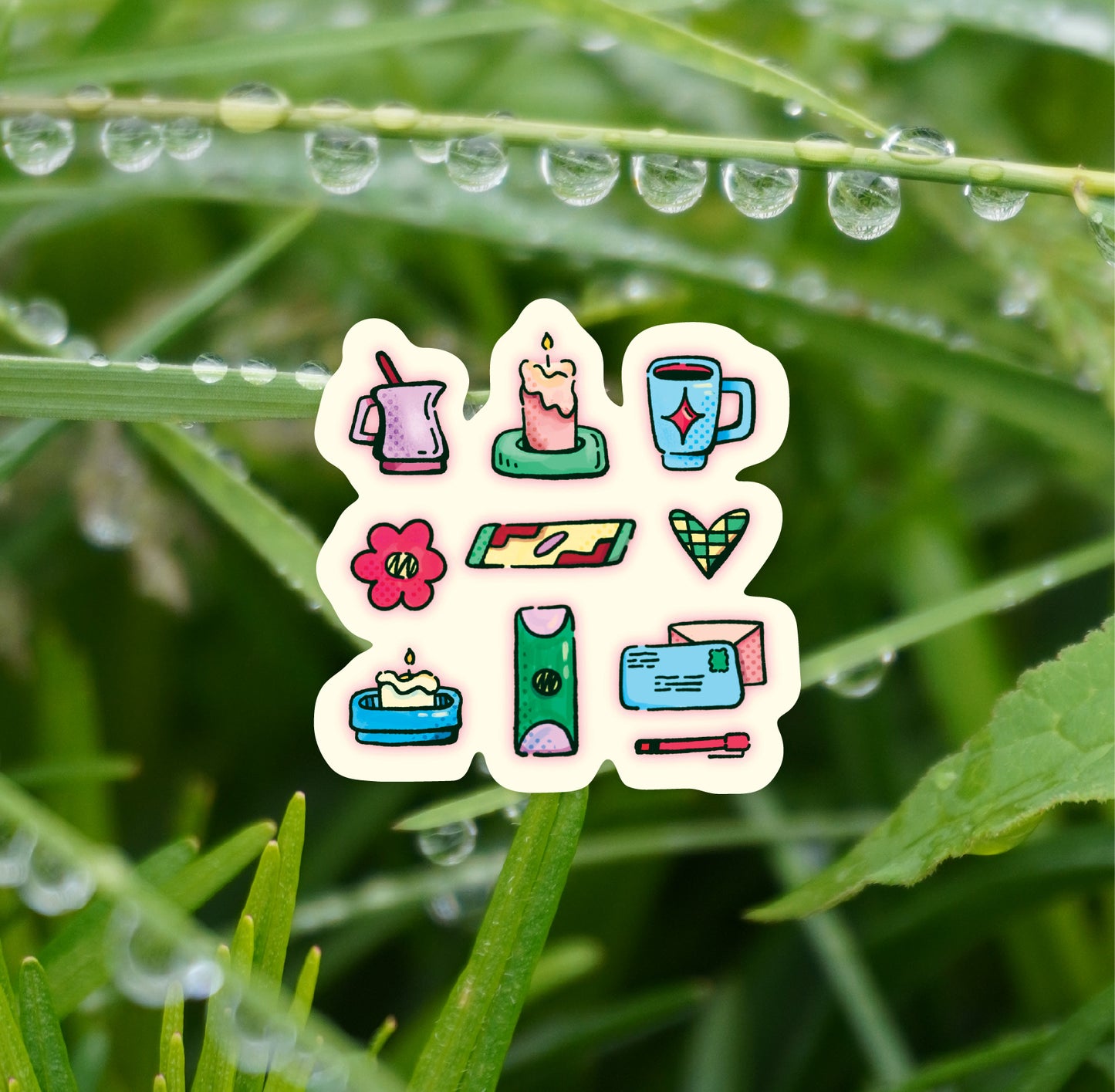 Spring Cluster Sticker