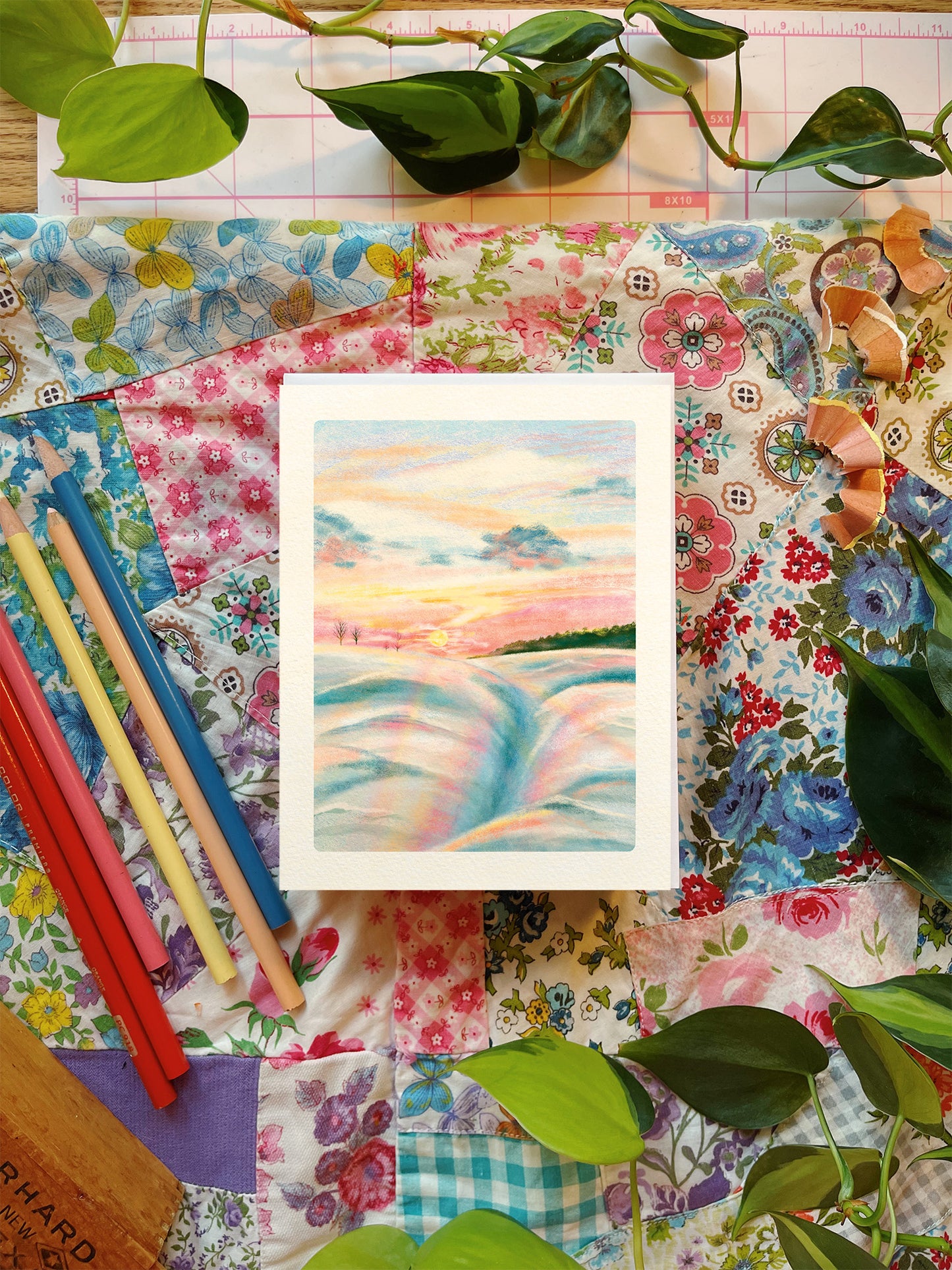 Winter Sunset | Greeting Card