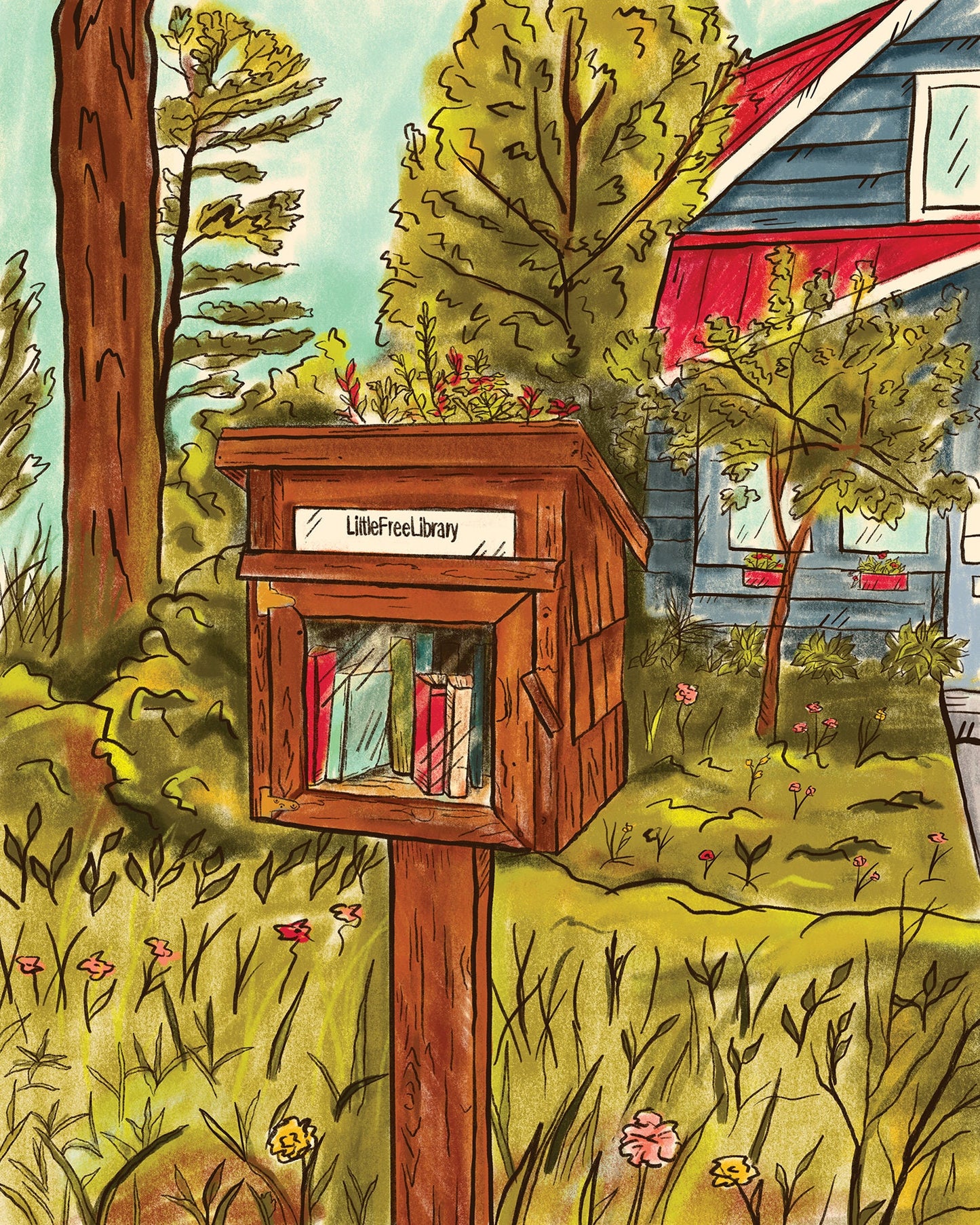 Little Free Library | 8x10 Print
