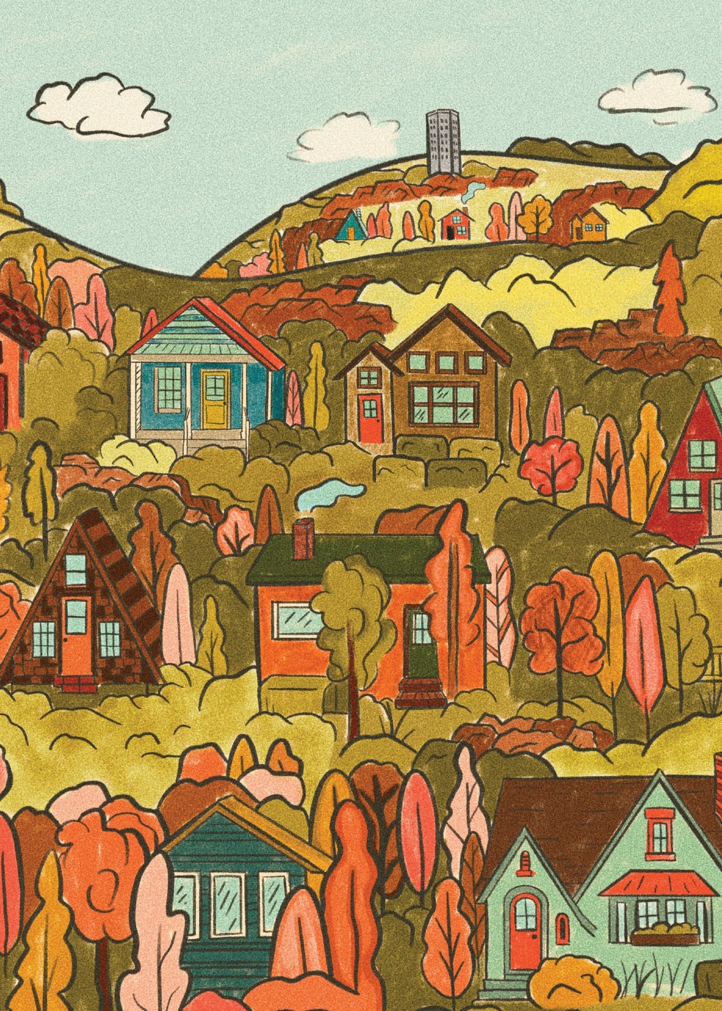 The City on a Hill | 5x7 Print