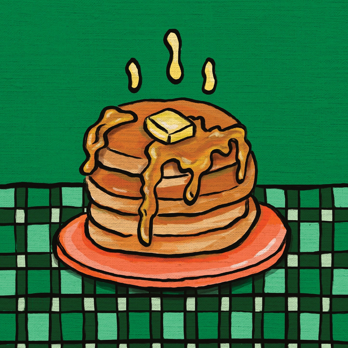 Pancake Stack | 8x8 Print
