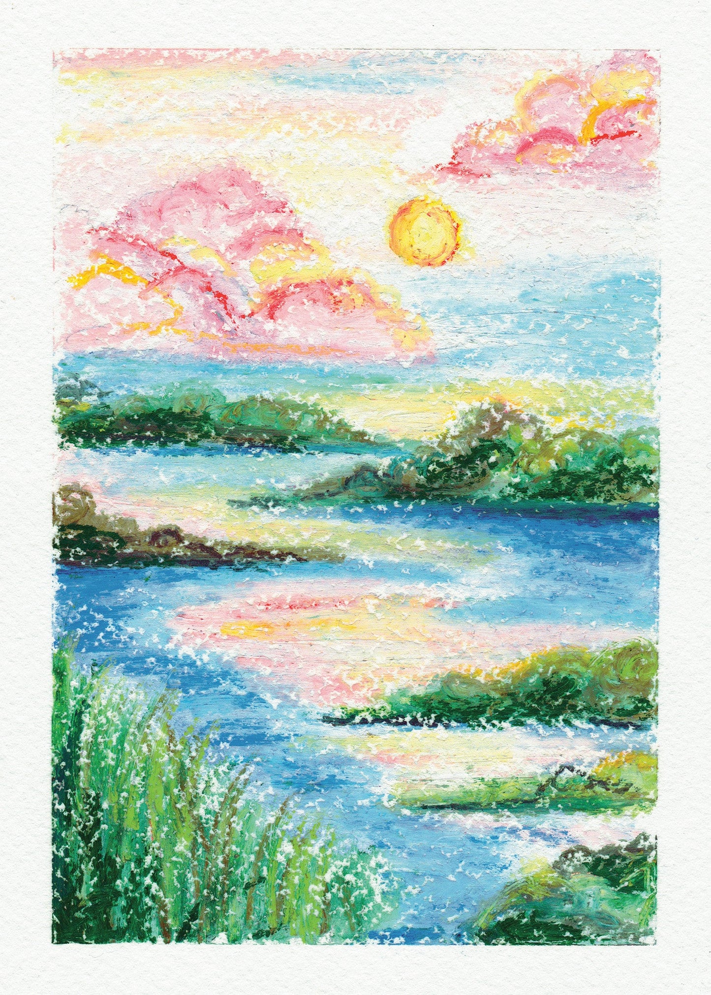 Pastel River | 5x7 Print