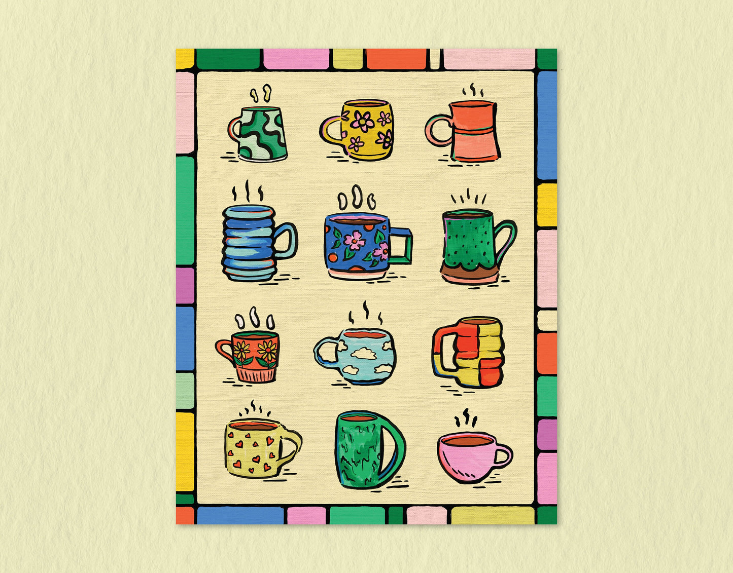 Mugs Mugs Mugs! | 8x10 Print