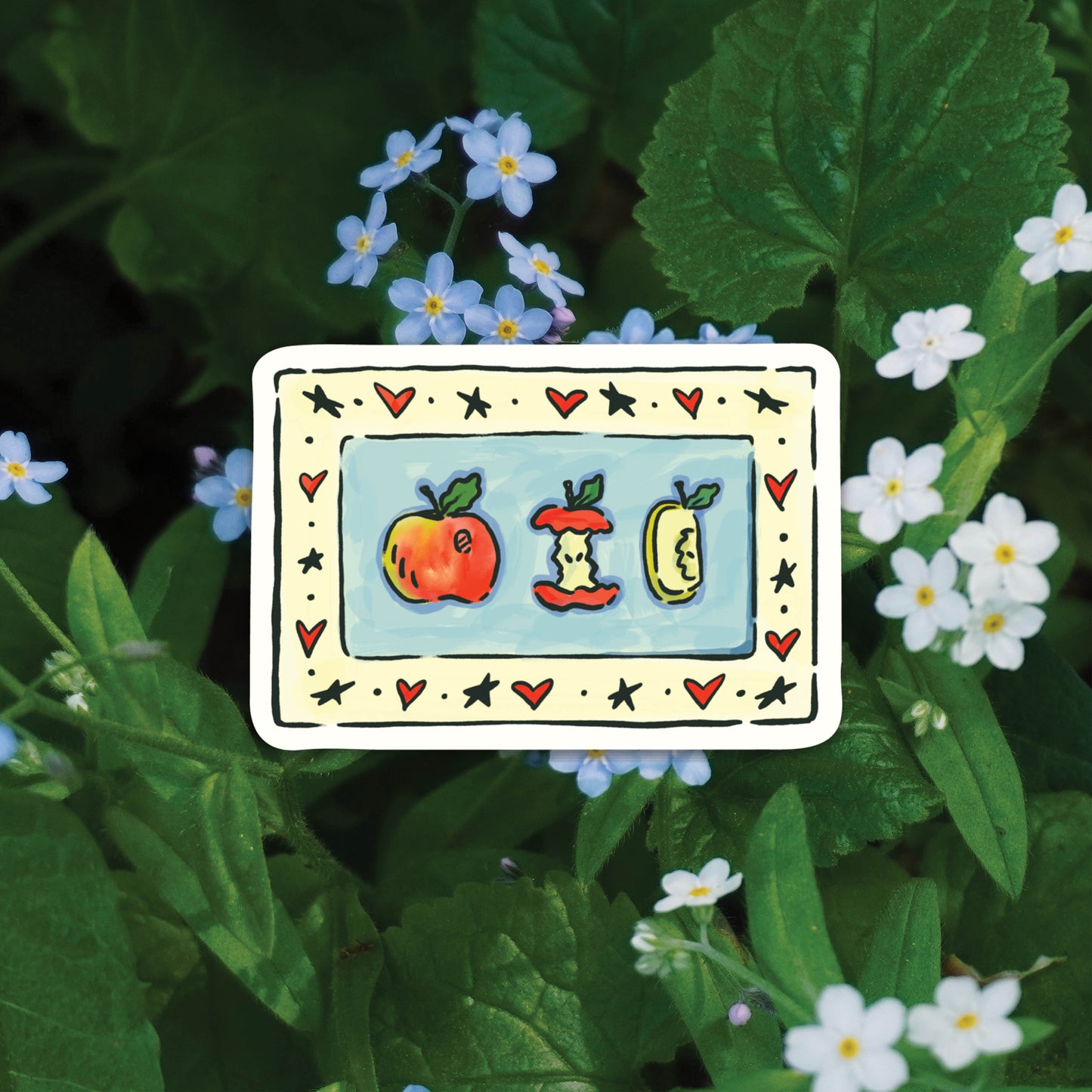 Apple Rug Sticker