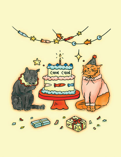 Happy Purrday | Greeting Card