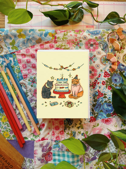 Happy Purrday | Greeting Card