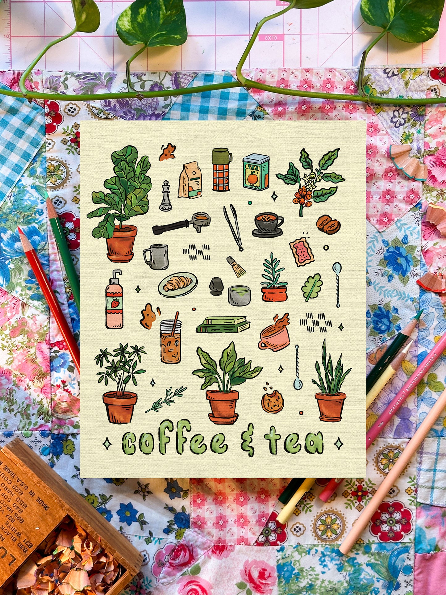 Coffee & Tea | 8x10 Print