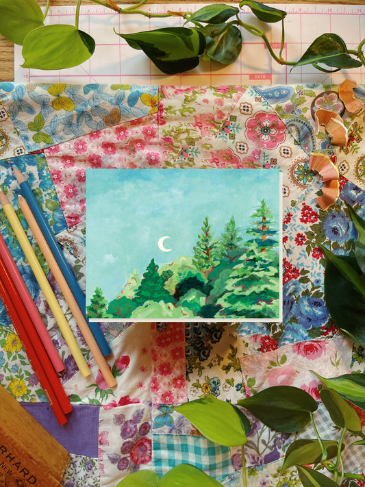 I See the Moon | Greeting Card