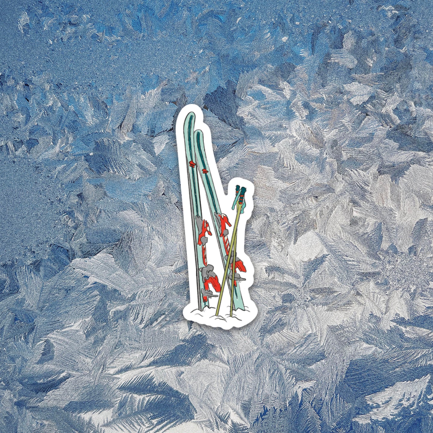 Skis Sticker