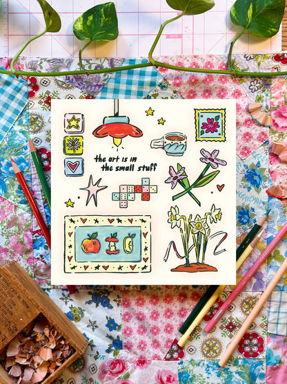 Small Stuff | 8x8 Print