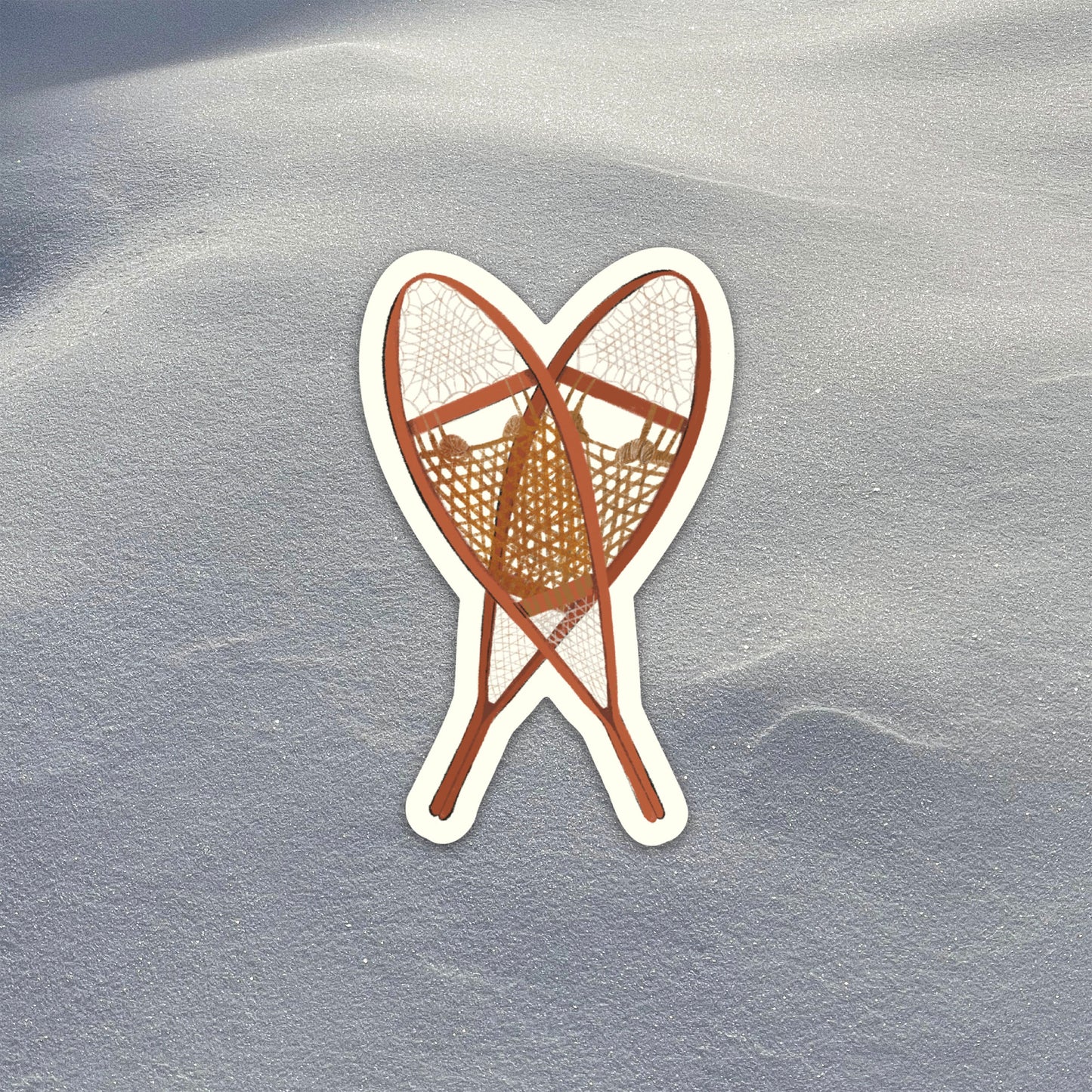 Snowshoes Sticker