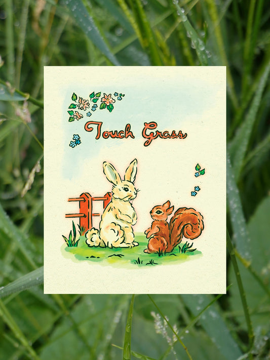 Touch Grass | 8x10 Print