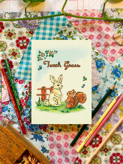 Touch Grass | 5x7 Print