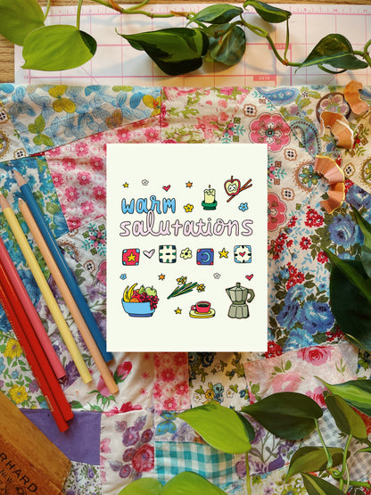 Warm Salutations | Greeting Card