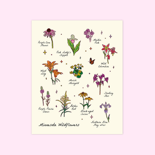 Minnesota Wildflowers | 8x10 Print