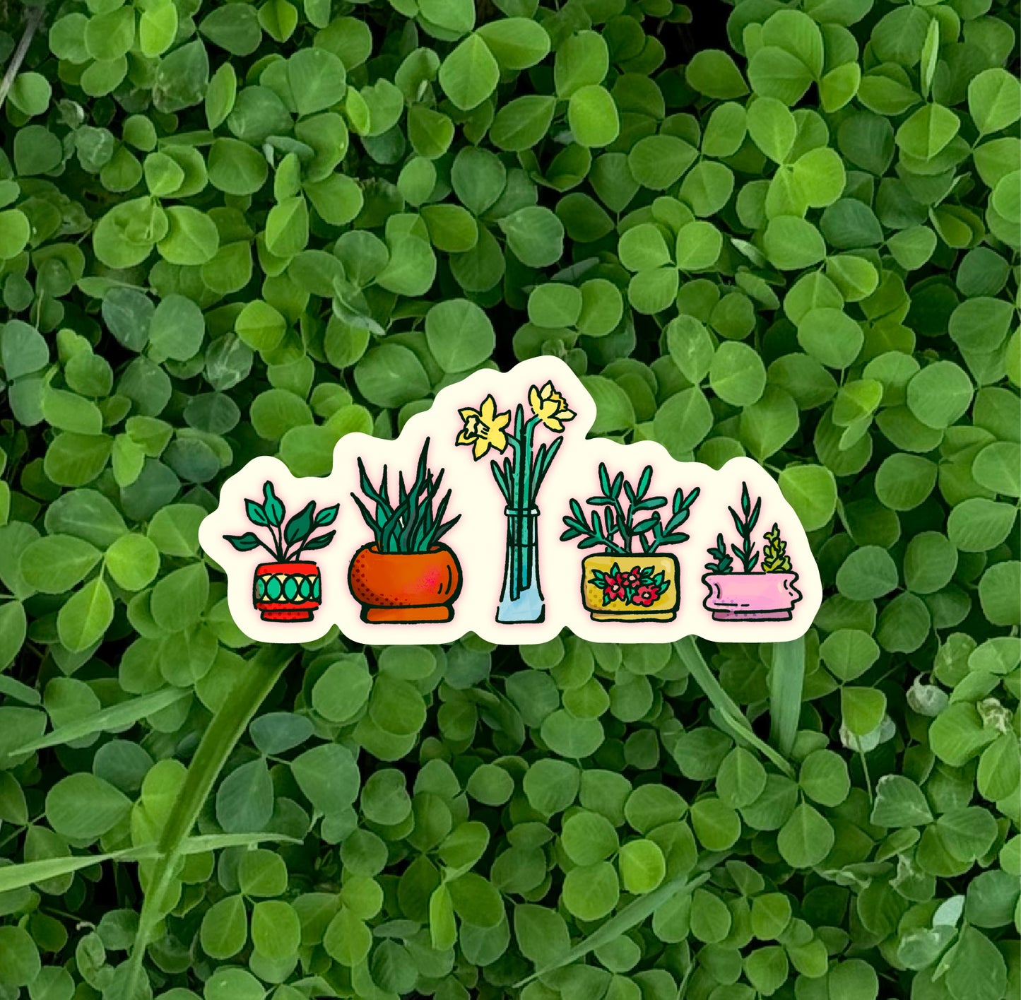 Plant Party Sticker