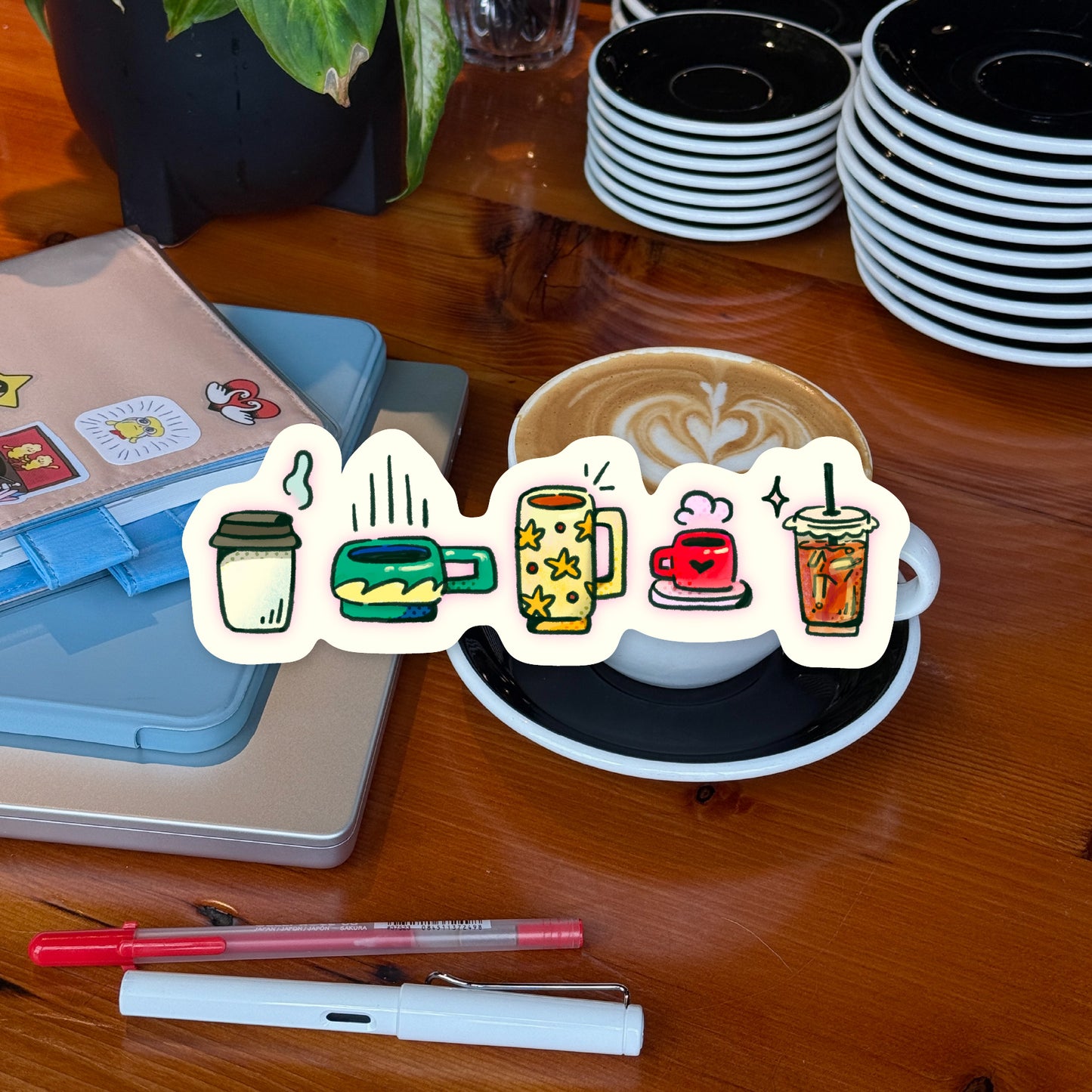Coffee Strip Sticker