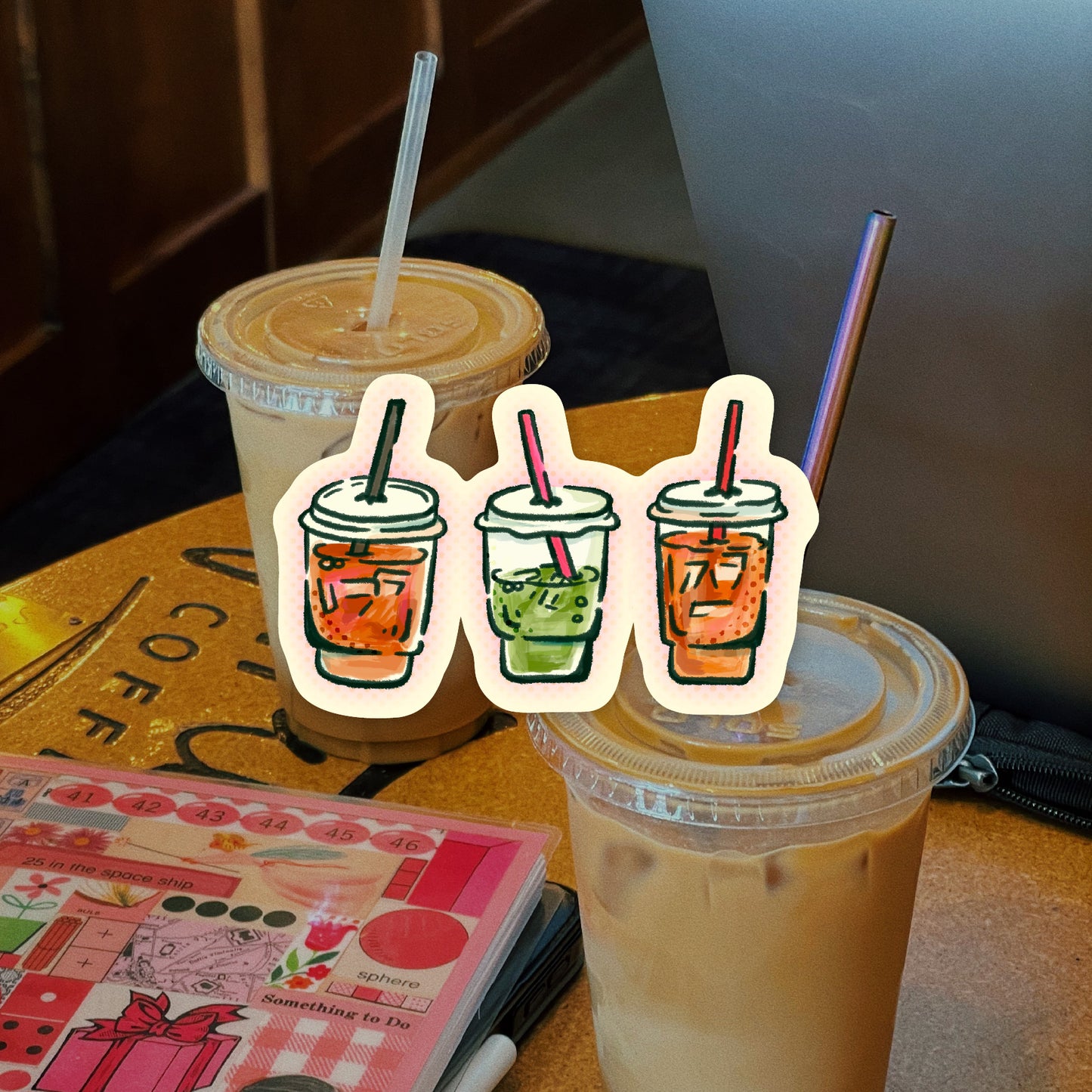 Iced Bevs Sticker