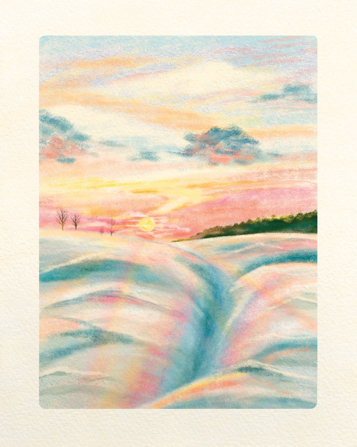 Winter Sunset | 8x10 Print
