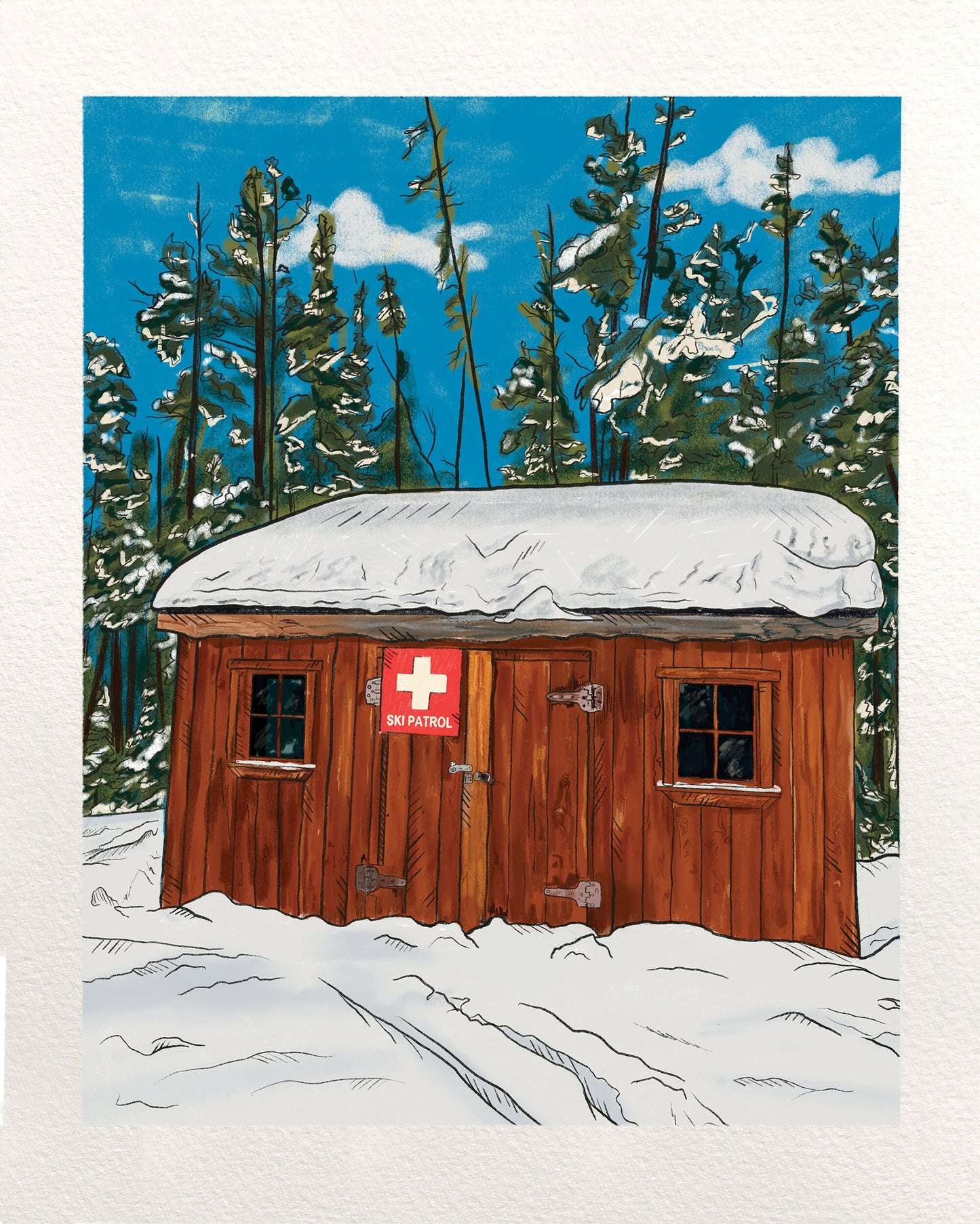 Ski Patrol | 8x10 Print