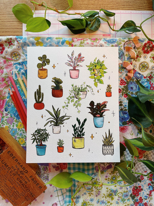 House Plants | 8x10 Print