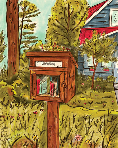 Little Free Library | 8x10 Print