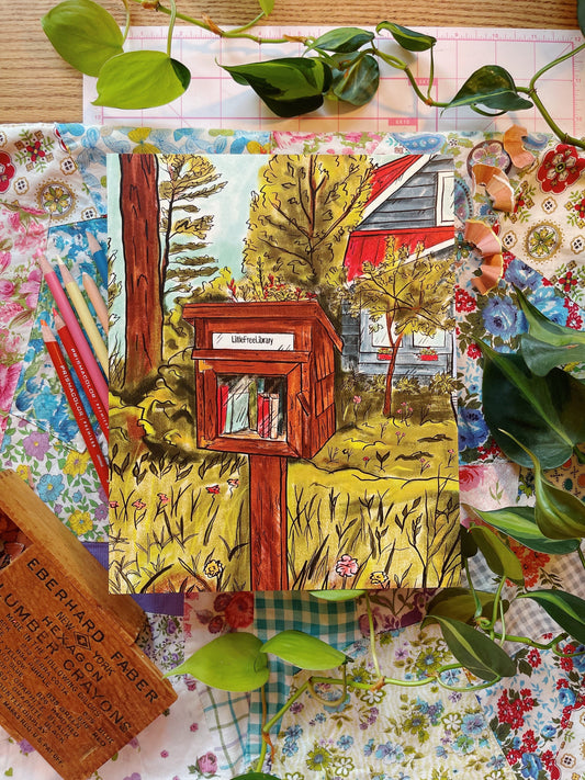 Little Free Library | 8x10 Print