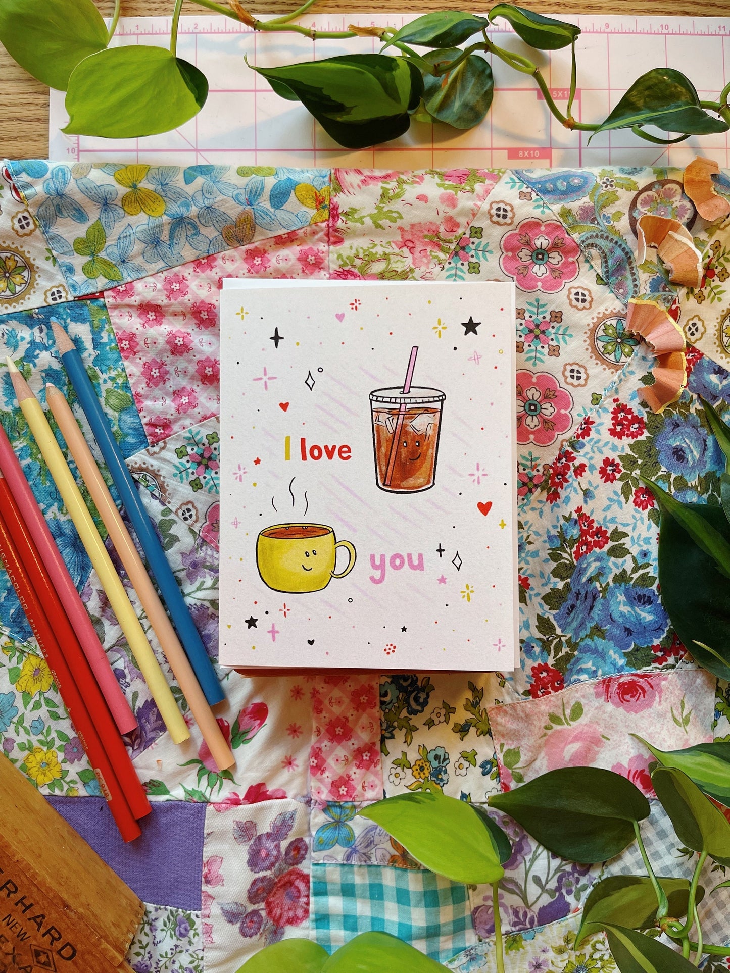 I Love You Coffee | Greeting Card