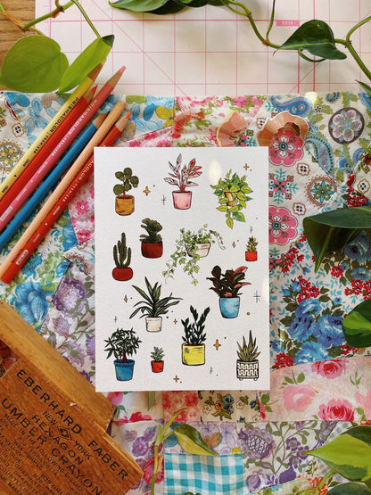 House Plants | 5x7 Print