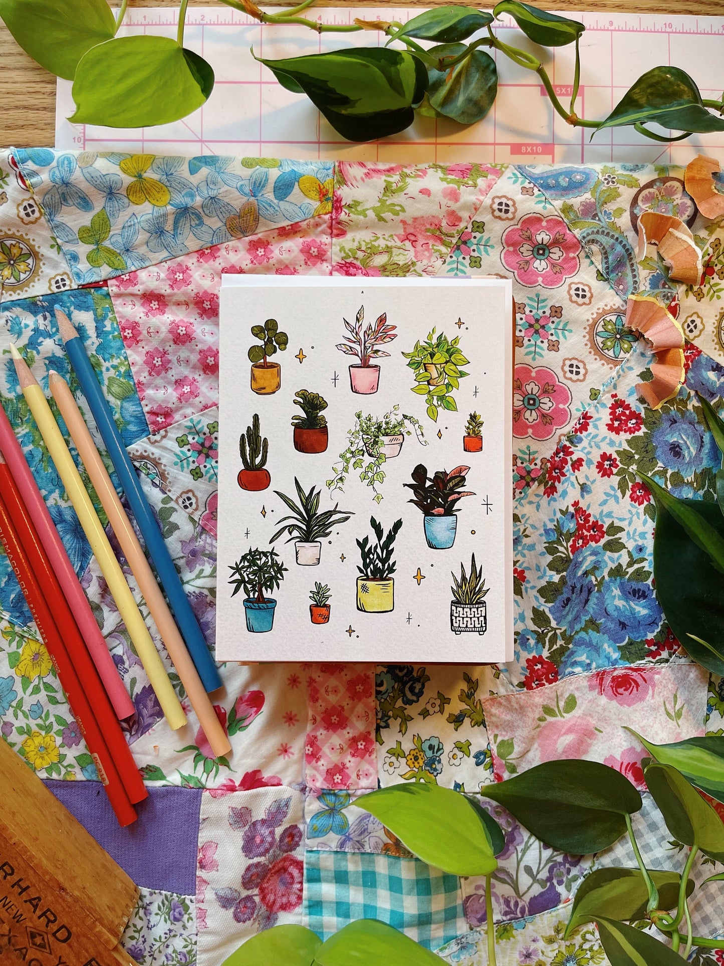 House Plants | Greeting Card