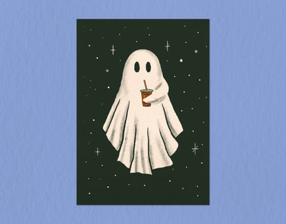 Black Coffee Ghost | 5x7 Print