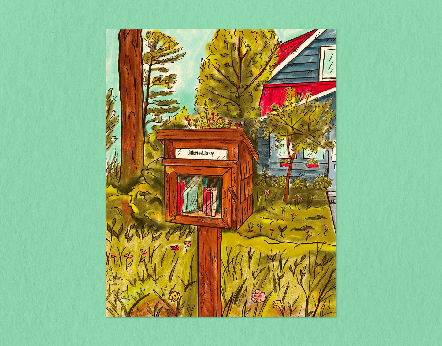 Little Free Library | 8x10 Print