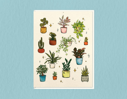 House Plants | Greeting Card