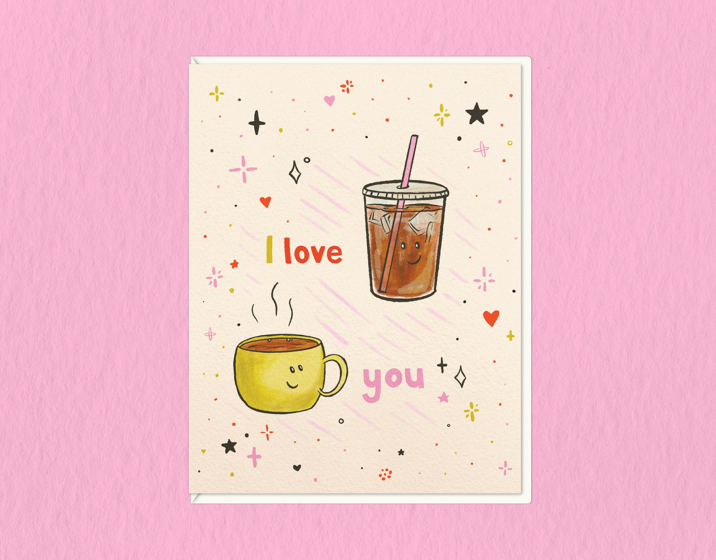 I Love You Coffee | Greeting Card